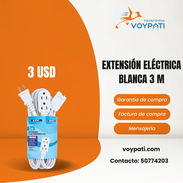 EXTENSIÓN ELÉCTRICA BLANCA DE 3M - Img 56749731