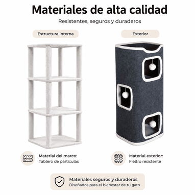 Condominios Multilevel Para Gatos/ 1_2_3 niveles - 8/9
