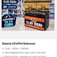 Batería LiFePO4 Buknuwo - Img 58131811
