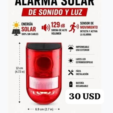 Alarma con panel solar - 3/3