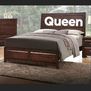 Cama Queen original importada de madera y metal - Img 57619733