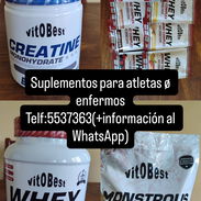 Suplementos gym creatina proteina deporte - Img 56080516