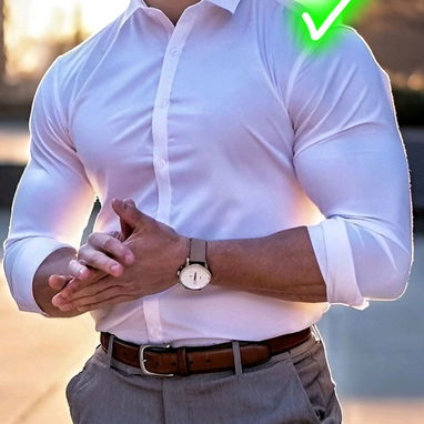 Camisa Blanca de vestir..Ropa de Ocasion. Citas .Reunión de Negocios 52465450 - Img 107530879