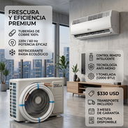 Split 1 Tonelada Premium Levella 12000 BTU $330 USD con Transporte, Factura, 3 Meses Garantía y Tubería de Cobre - Img 57779780