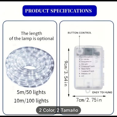 Cadena de luces LED solare - Img 123346806
