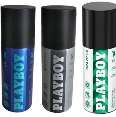 DESODORANTE CORPORAL PLAYBOY EN SPRAY PARA MUJER  Y HOMBRE 150 ML - Img 87007450