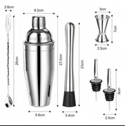 Kit de cocteleras para tragos de 6 piezas. - Img 49038500