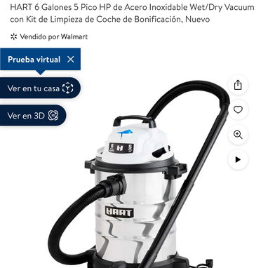 Aspiradora de carro hart 6 galones nueva en caja - Img 120425842