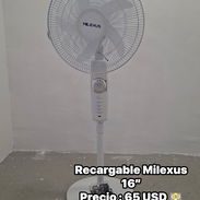 Ventilador Recargable Milexus de 16” a 65 USD - Img 55327228