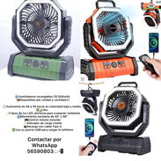 Ventiladores f6 💸 OFERTAZO✨disponibles en negro 🖤,verde💚 y naranja 🧡 🏃♀️ WhatsApp 56590803 📲 - Img 56341388