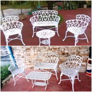 Jueguo de butacas con sofá y mesa de centro para su terraza o portal - Img 54074869