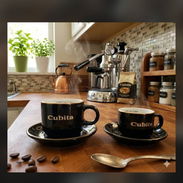 Juego de tazas de café Cubita - Img 55766915