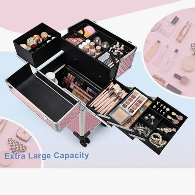 Maleta portátil para maquillaje, peluquería o barberia - Img 125300045