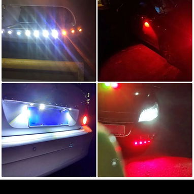 Tornillos para la chapa de su carro o moto con luz led ojo de angel espectaculares cero multas por luz de chapa. - Img 80720935