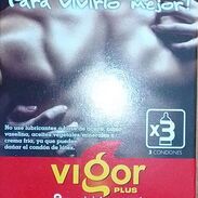 cajas de 3 Condones Vigor - Img 44985321
