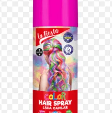 Spray de laca capilar (COLOR MORADA/ROSA) Description Contiene 125ml. Máxima cobertura, Secado rápido, no gotea. Fácil d - Img 94850226