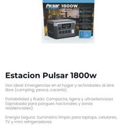 Estación Pulsar de 1800 W y 1bkWh - Img 56479293