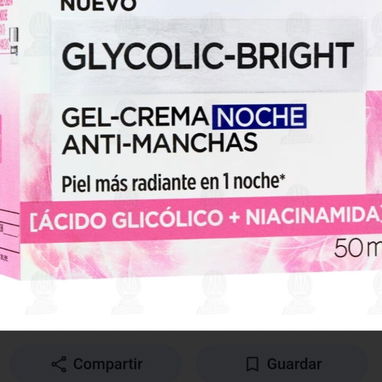 Juego de Cremas Faciales Antimanchas Loréal Glicólico Bright Día y Noche - 3/4