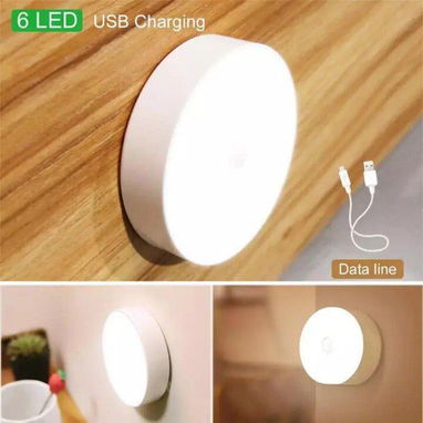 📞53884600.🎇 Lámpara decorativa de 6 LED con detección de movimiento humano🎇 Mensajería disponible.🚴 - Img 119317169