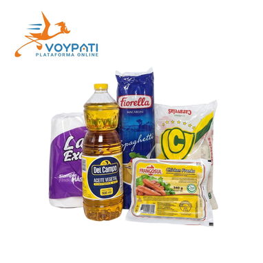 Arroz, frijol, pollo, huevo, aceite, perrito, salchicha, café - Img 125247351