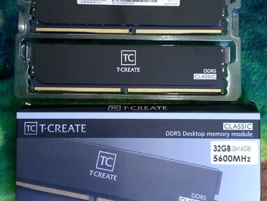 🔥DDR5 A 5600Mhz🔥KIT DE MEMORIA RAM T-CREATE CLASSIC 2x16(32GB) EN 95 USD - Img main-image