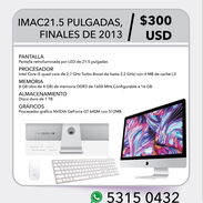 iMac (21.5 pulgadas, finales de 2013) - Img 45532922