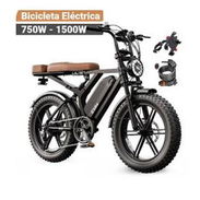 🚲 Bicicleta Eléctrica TST X6 750W 48V 15Ah 20x4 Fat Tire Con Rack y Candado Negro – $1100 USD - Img 56360031