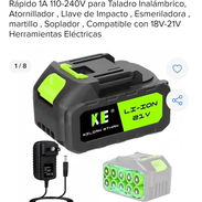 45 Bateria recargable 21v 4a + cargador rápido - Img 55752845