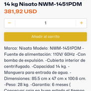 Lavadora semiautomática de 14 kg Nisato NWM-1451PDM  👉 PRECIO ORIGINAL 380 USD 👉 REBAJADA A 350 USD . - Img 56686060