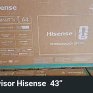 *Televisor Hisense 43”* - Smart TV - Ultra HD - 4K - 3 Puertos HDMI - Bluetooth - 2 Puertos USB - 43” *290 USD 💵 - Img 55442036