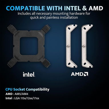 (X) Enfriador CPU darkFlash Z4Pro Mist – 120mm, TDP 200W, 4 Heatpipes, ARGB, Compatible Intel/AMD $41.63 - Img 126480793