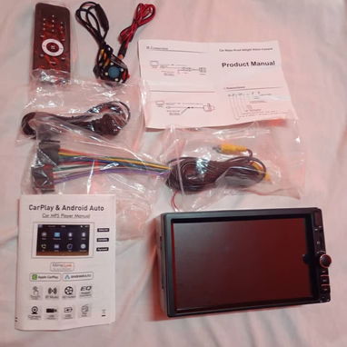 Car play android para carro con camara y soporte para linea de telefono - Img 115819104