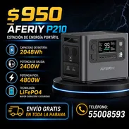 4800W Pico, 2048Wh LIFEPO4, AFERIY P210... ESTACIONES DE ENERGÍA NUEVAS EN CAJA.... ...... LLAME 55008593 - Img 50590265
