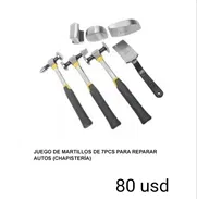 Juego de martillos y plantillas para chapisteria - Img 49899548