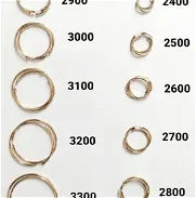 Oro plata anillos cadenas dijes piercing manillas aretes argollas dormilonas - Img 46031735