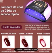 lampara led profesional para uñas secado rapido - Img 50037282