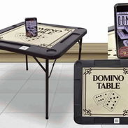 📢 Mesa plegable para jugar dominó, incluye juego con (55 piezas). Importadas - Img 56960645