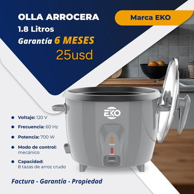 Olla arrocera 1.8Litros - Img 118539829