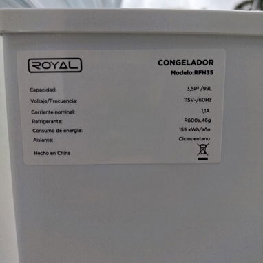Congelador Horizontal Royal de 3.5 pies inverter   🥳 - 2/4