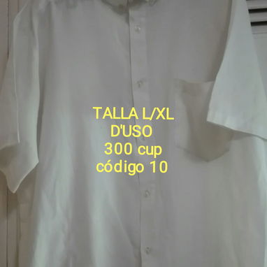Camisas blancas buen estado para hombre - Img 118562558