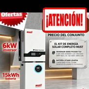 Kit 6 kW + 15 kWh + 6 paneles Longi 620 W bifaciales Precio: 4800 USD - Img 58346889