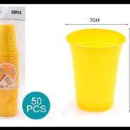 Vasos amarillos ideal para eventos fiestas y religiosas símbolo de Oshun - Img 57918917