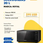 Microondas de 20 litros Marca Royal Garantia de 6 meses y Variedad de formas de pago - Img 55671245