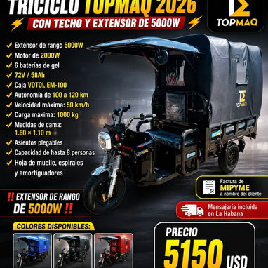 Triciclo,bicimotos y motos trabajamos con seguridad y garantía sólo habana - 6/10