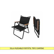 SILLA PLEGABLE PORTÁTIL TIPO CAMPING - Img 55759400