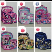 Combos de 3 piezas. Mochilas, merendero térmico y cartuchera temática stich y angel - Img 56977426