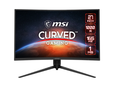 MSI Optix G271CQP Curved Gaming™ monitor.  Equipped with a 2560 x1440, 165hz Refresh rate,  1ms response time panel,  Op - Img 65397922