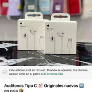 Audifonos EarPods Tipo-C originales nuevos sellados en caja - Img 56585263