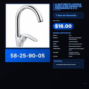 LLAVE MEZCLADORA CUELLO DE GANSO DE FREGADERO S.P.C VPT -0164 - Img 57891828
