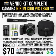 📷 VENDO KIT COMPLETO CÁMARA NIKON COOLPIX L840 📷 - Img 56170766
